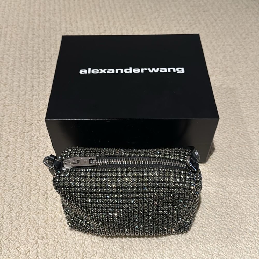 Alexander Wang black medium wangloc bag